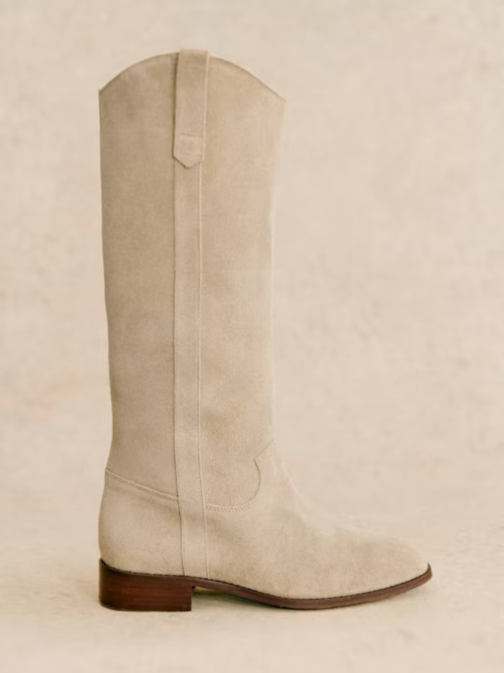 SOLD NIB Sézane Gabrielle Low Boots in Sandstone Size 10/41 - Picture 1 of 14